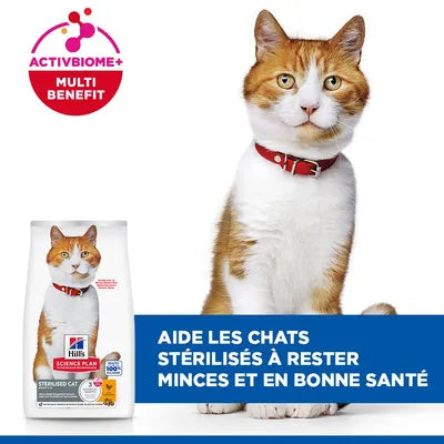 Hill's Science Plan Adult Sterilised poulet pour chat 10kg