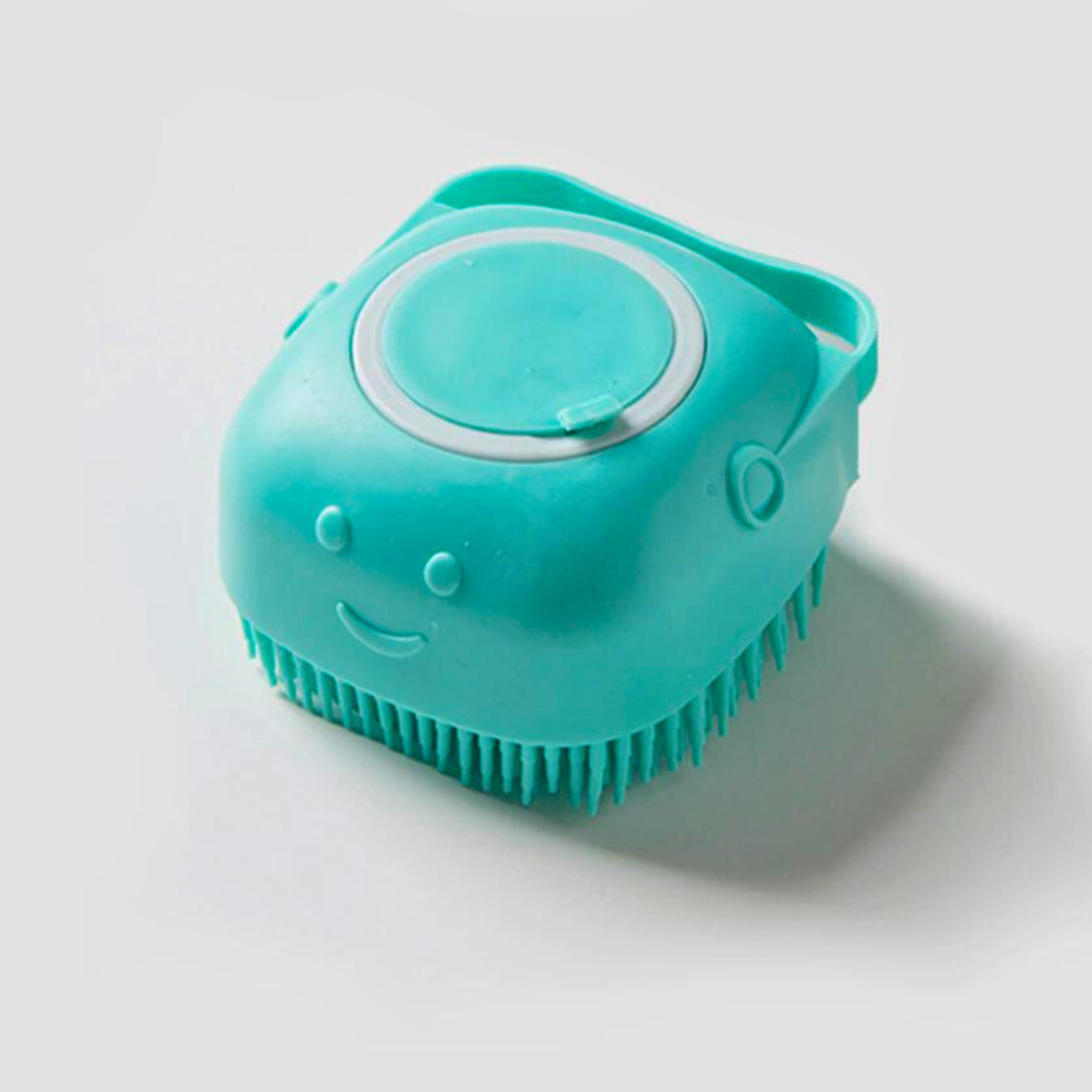 Brosse de bain en silicone souple pour chiens et chats