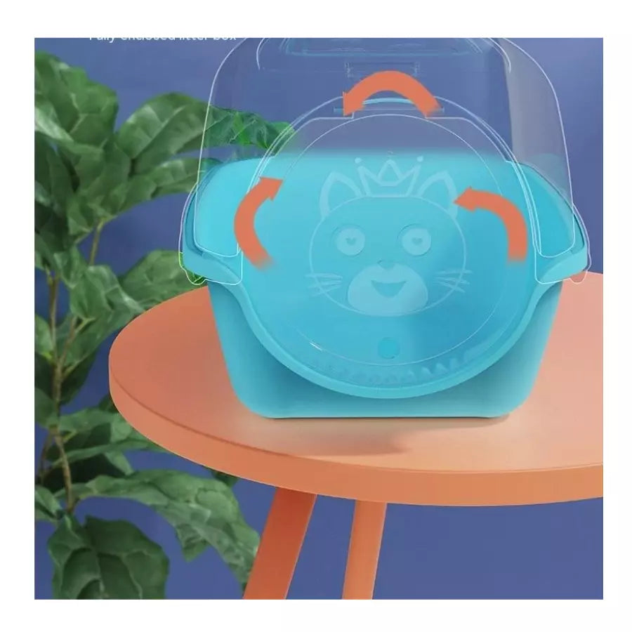 Bac à litière double ouverture pour chats