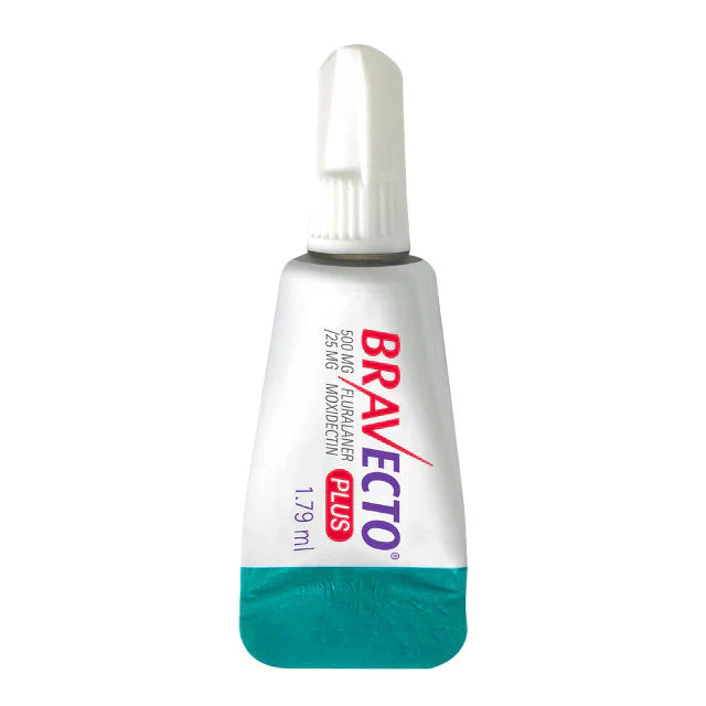 Bravecto PLUS Solution topique pour les chats de 6,25 à 12,5 kg (13,8 à 27,5 lb)Violet