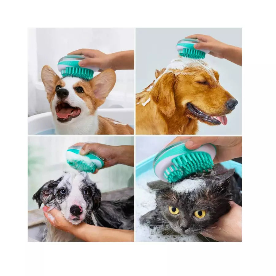 Brosse de toilettage magique pour chien 2 en 1