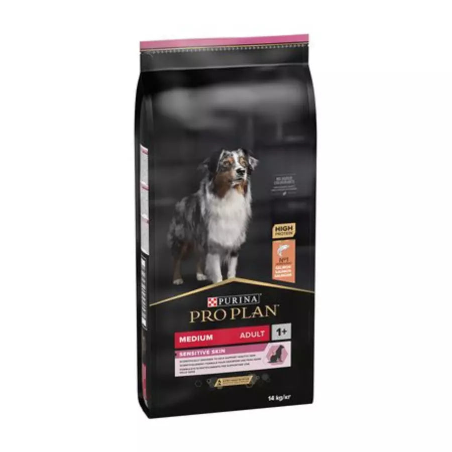 PURINA PRO PLAN Medium Adult Sensitive Skin pour chien 14 kg-(4 variantes)