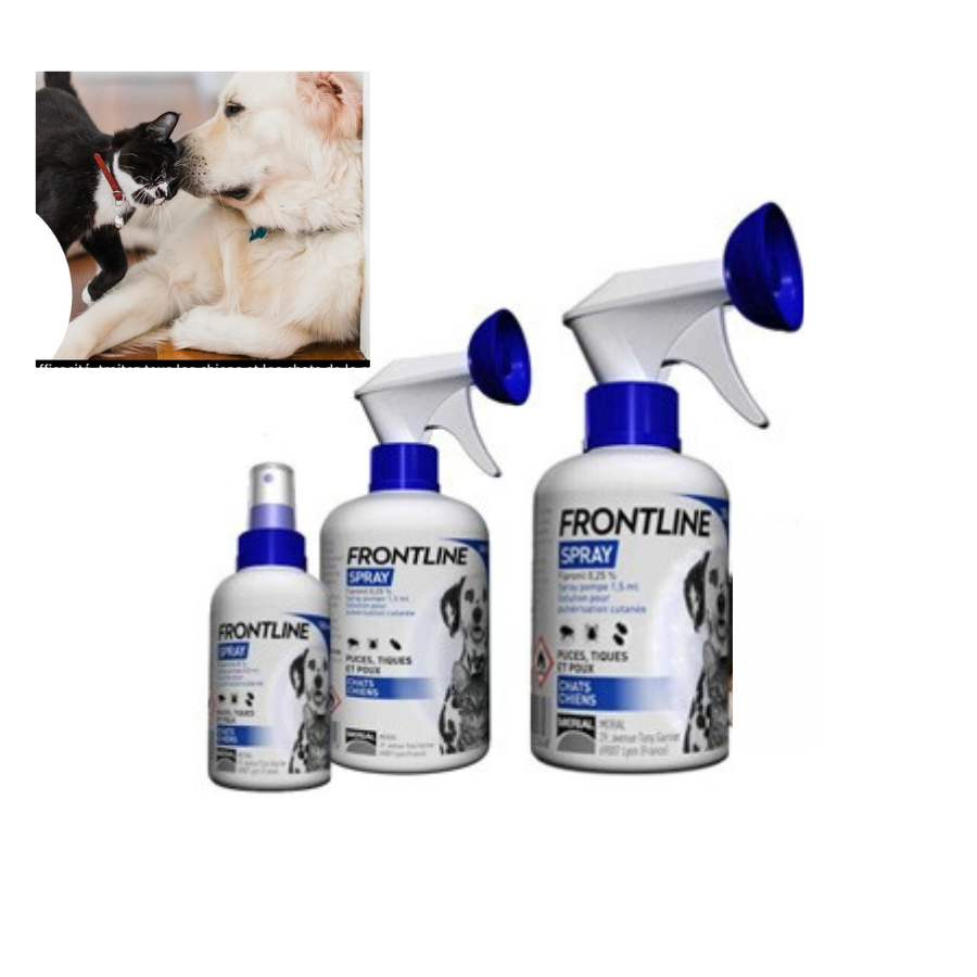 FRONTLINE Spray antiparasitaire pour chien et chat