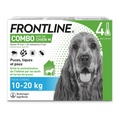 Frontline Combo 4 à 8 Pipettes Antiparasitaires pour chiens de taille moyenne 10-20kg
