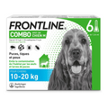 Frontline Combo 6 Pipettes Antiparasitaires pour chiens de taille moyenne 10-20kg