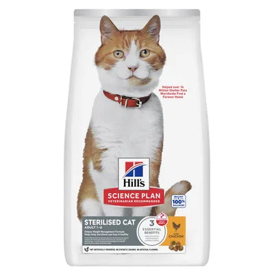 Hill's Science Plan Adult Sterilised poulet pour chat 3kg