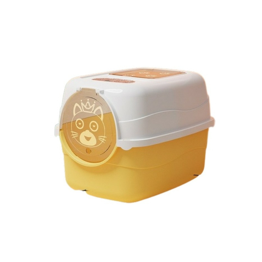 Bac à litière double ouverture pour chats