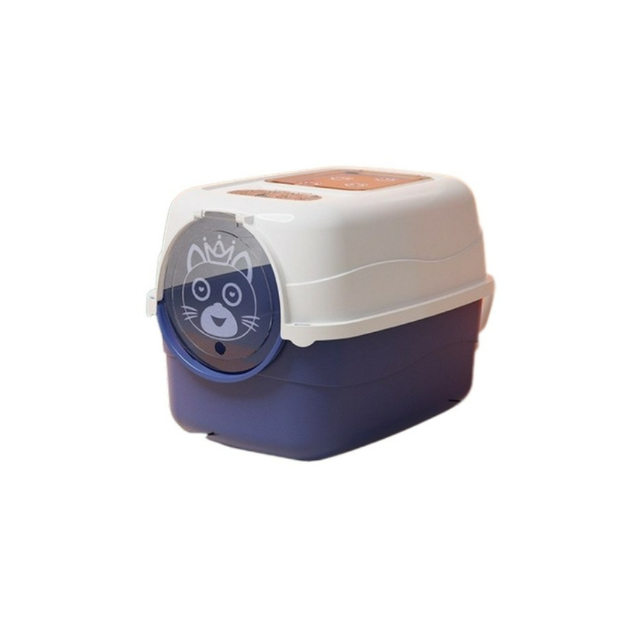 Bac à litière double ouverture pour chats