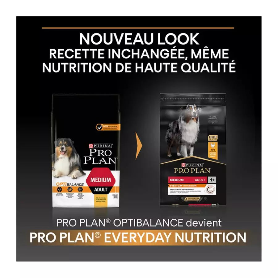 PURINA PRO PLAN Medium Adult Everyday Nutrition pour chien 30kg