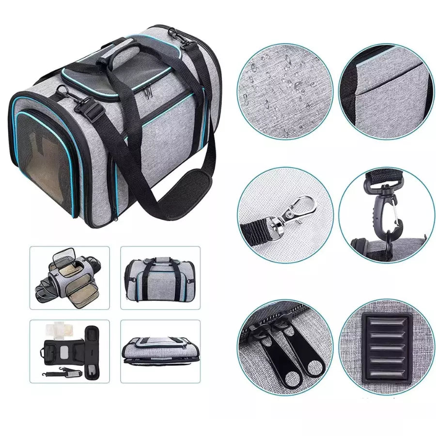 Sac de transport extensible pour animaux de compagnie