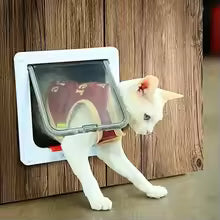 Chatière 4 positions pour chats-chiens