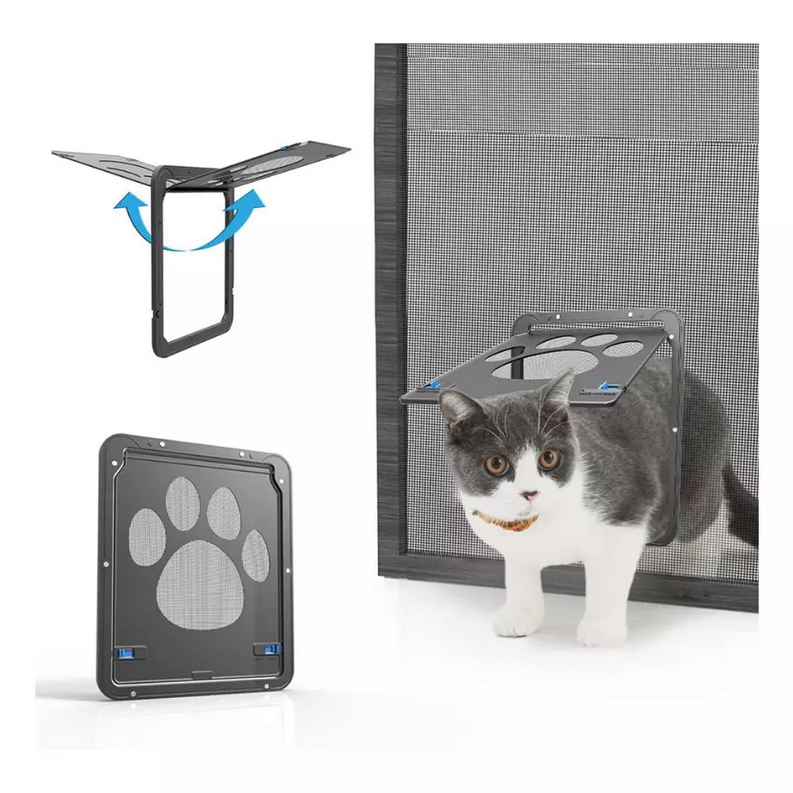 Chatière 2 positions pour chats et petit chiens