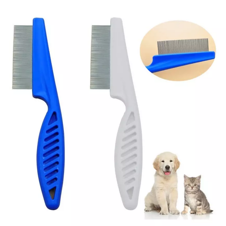 Brosse d'élimination des puces et des poux chat-chien