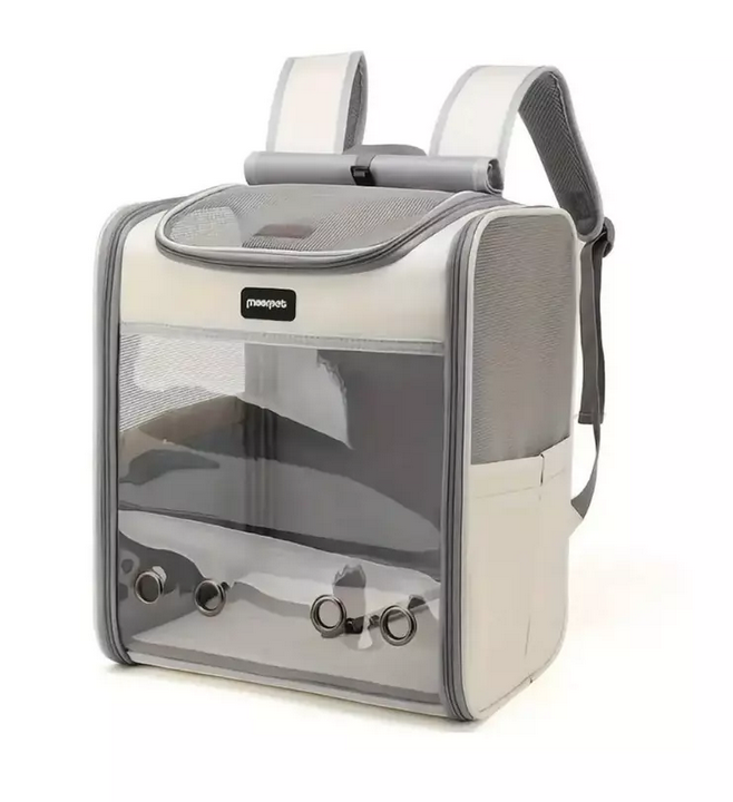 Sac à dos pour chat transparent
