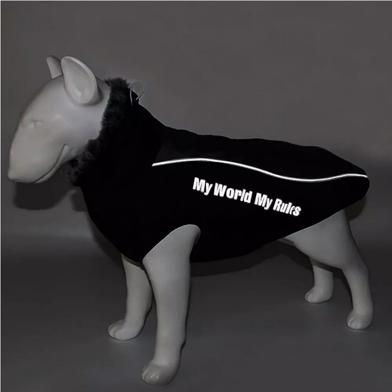 Manteau imperméable avec harnais intégré pour chiens