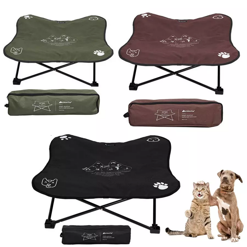 Lit pliable de camping pour toutes les saisons chien-chat