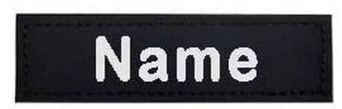 Etiquettes velcro personnalisées