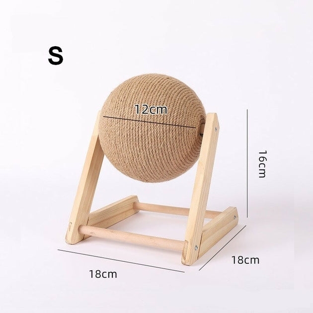 Balle à griffer en sisal