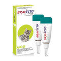 2 Bravecto Solution topique pour chats 1,2-2,8 kg (2,6-6,2 lbs)-Vert 2 Doses