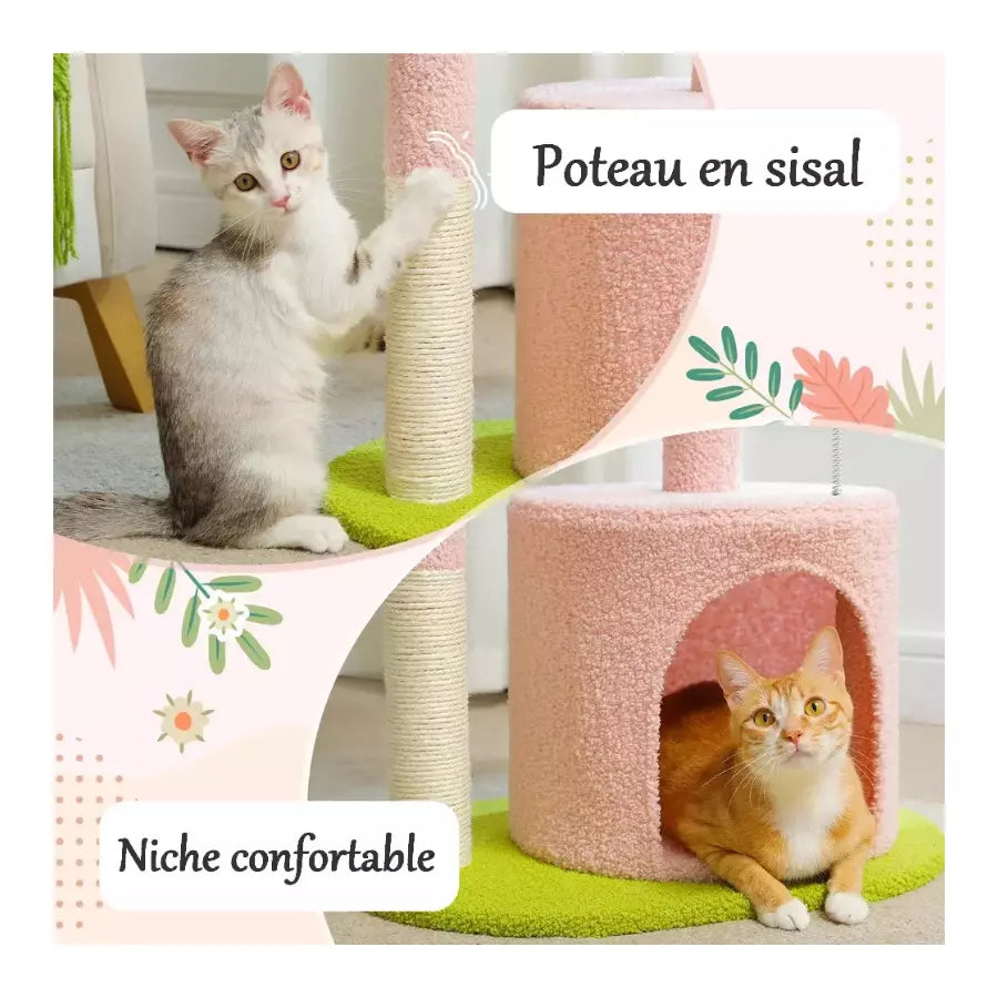 Arbre à chat douce Minette 85 cm