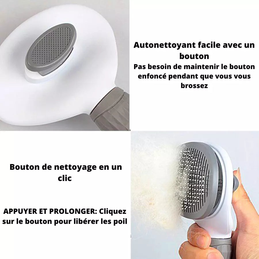 Brosse à poils pour chiens chat toilettage automatique