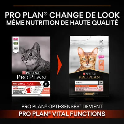 10 kg PURINA PRO PLAN Adult Vital Functions au saumon pour chat-(3 variantes)