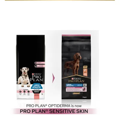 PURINA PRO PLAN Large Athletic Adult Sensitive Skin saumon 14kgx2 -(3 variantes)