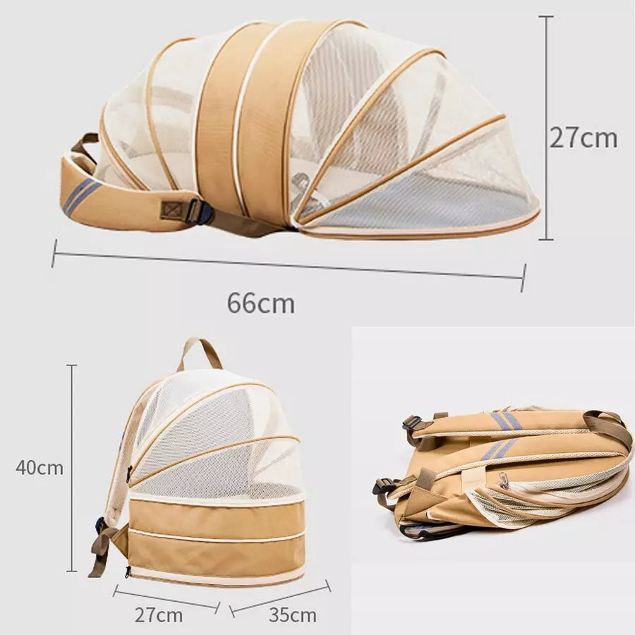 Sac à dos de transport extensible pour chat