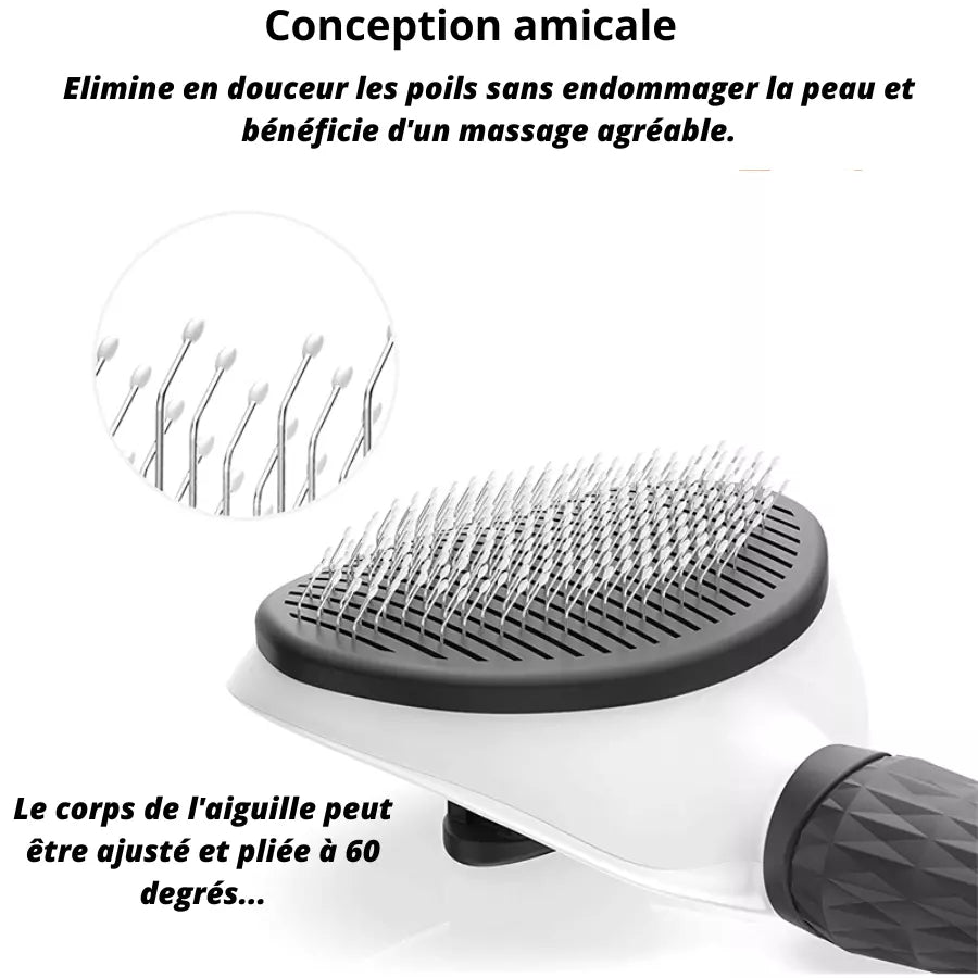 Brosse à poils pour chiens chat toilettage automatique