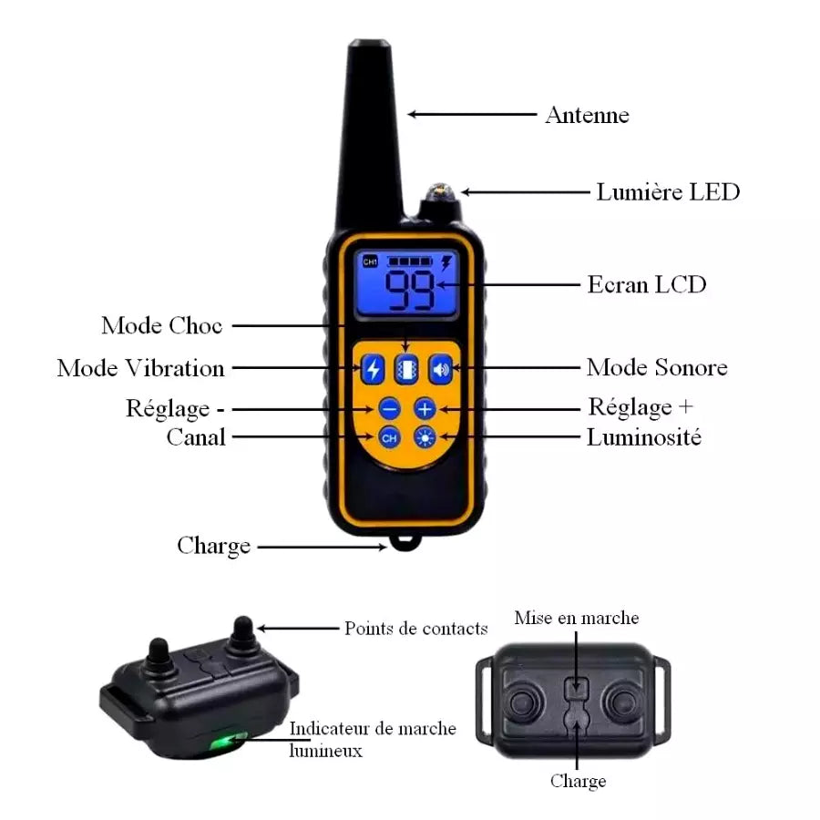 Collier Anti Aboiement pour Chiens