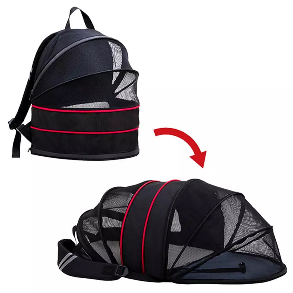Sac à dos de transport extensible pour chat