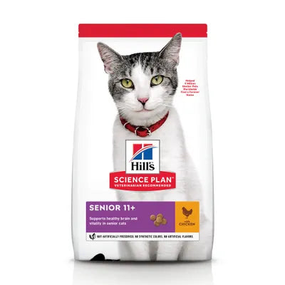 Hill's Science Plan Senior 11+ poulet pour chat 2x7kg-(4 variantes)