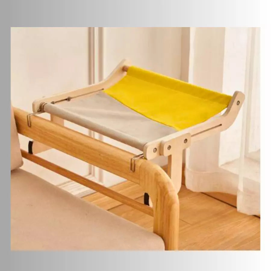 Lit Hamac fenêtre suspendu en bois pour chat