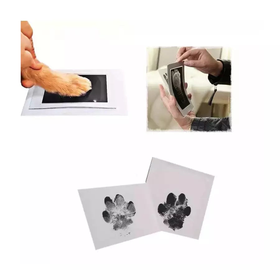 Kit d'empreinte de patte d’animaux sans encre
