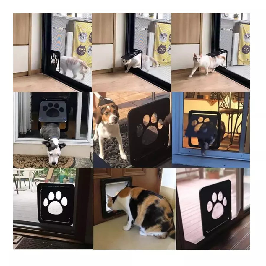 Chatière 2 positions pour chats et petit chiens