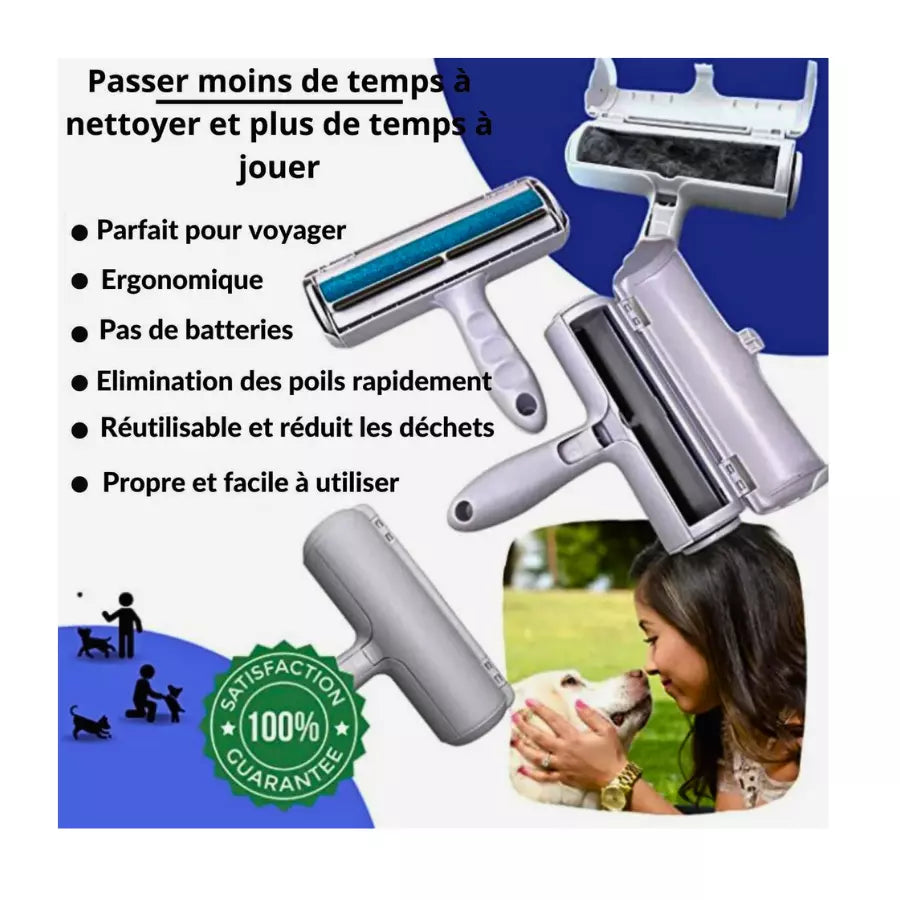Brosse anti poils pour animaux de compagnie Chien Chat